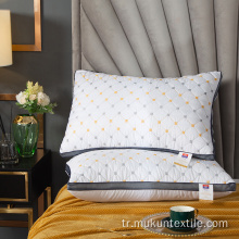 Özel logo polyester elyaf peluş otel / ev yatağı yastıklar
